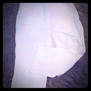White capri pants